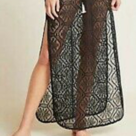 Anthropologie NWT Riley Lace Caftan - Picture 3 of 5
